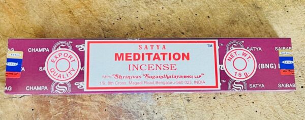 Encens batons Satya Méditation