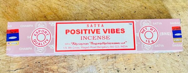 Encens batons Satya Positive Vibes