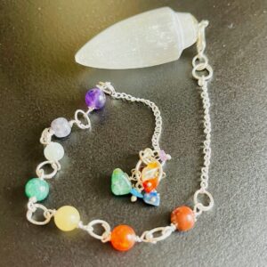 Pendule Goutte Sélénite