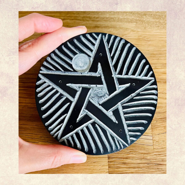 porte encens pentacle