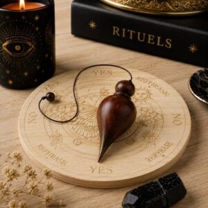 Pendule Goutte Bois Manguier