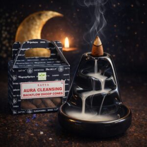 Encens cônes Satya Backflow Aura Cleansing