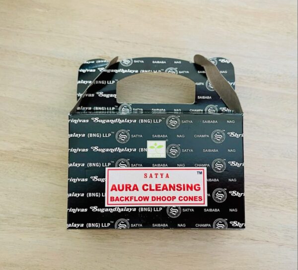 Encens cônes Satya Backflow Aura Cleansing