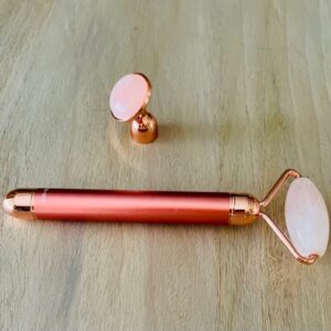 rouleau électrique quartz rose