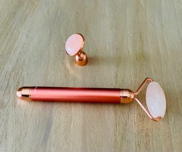 rouleau électrique quartz rose