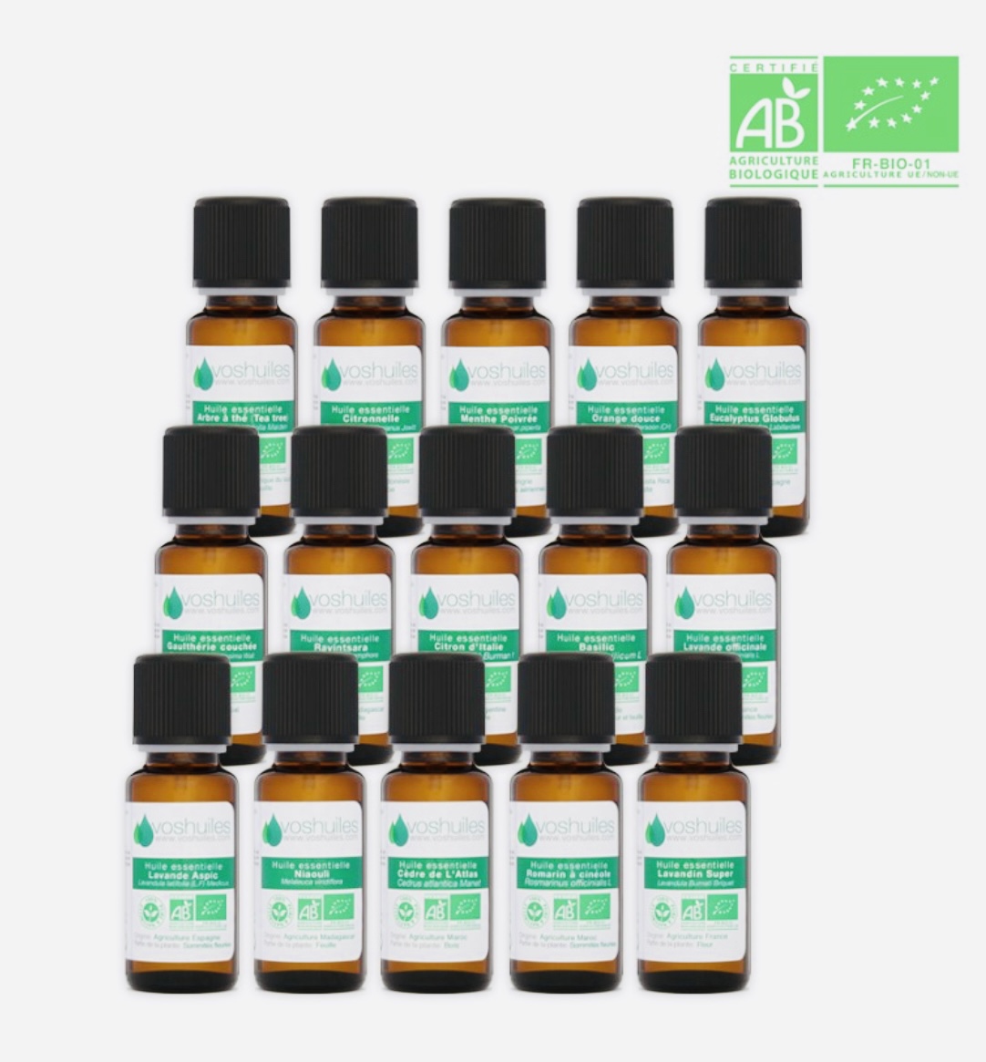 Huile Essentielle Bio Les 15 Indispensables  Psycholistikbox