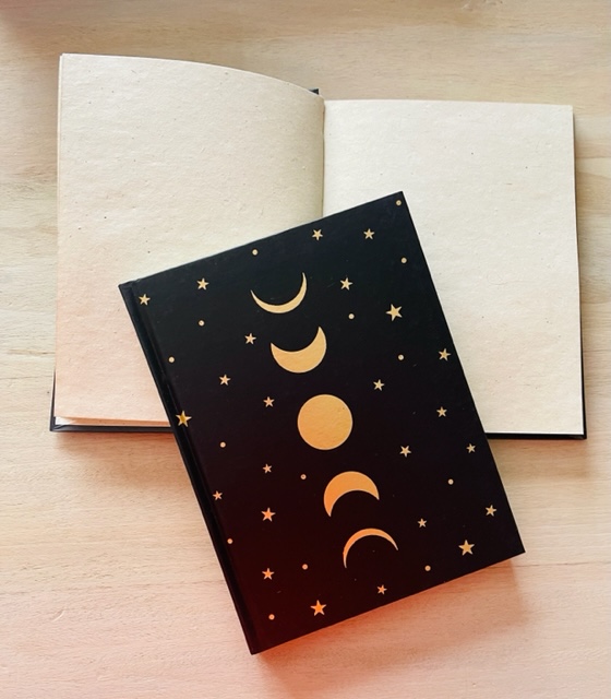 carnet lune noir