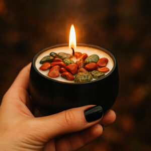 Bougie Spirituelle d'Automne