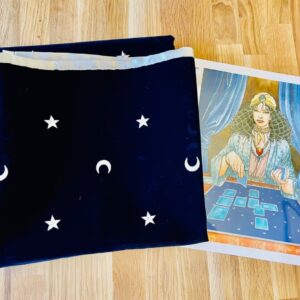 tapis divination lune étoile