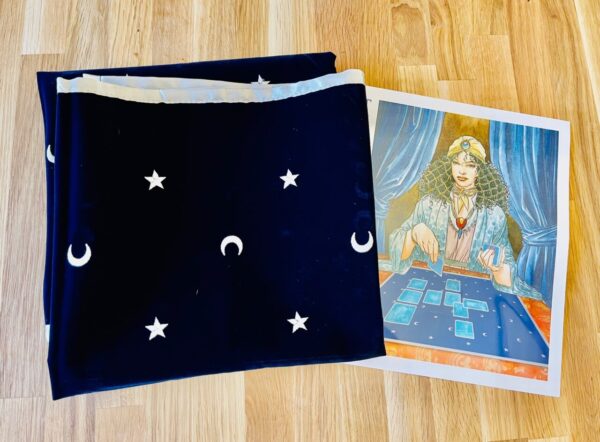 tapis divination lune étoile