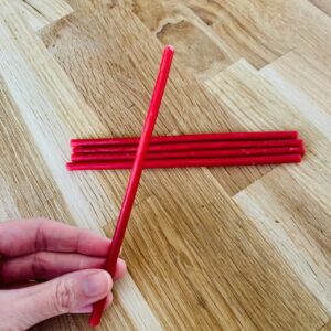 bougie rituel rouge