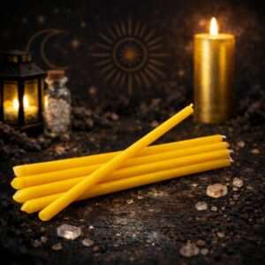 Bougies de Rituel Jaunes