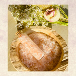 fiole sel rose