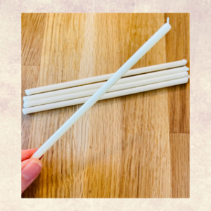 bougie rituel blanche