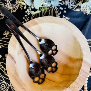 Cuillère Noire Crâne