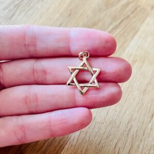 pendentif plaqué or salomon