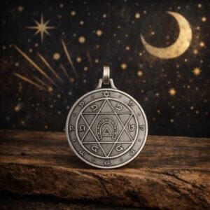 Pendentif Pentacle Chance Argenté