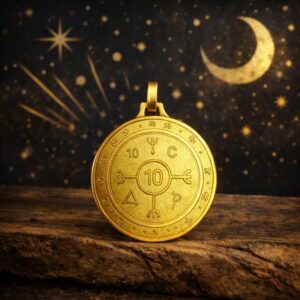 Pendentif Pentacle Désenvoutement Doré