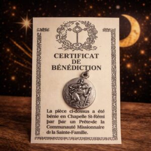 Médaille St Christophe Argentée