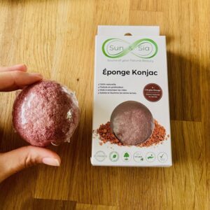 eponge konjac rouge