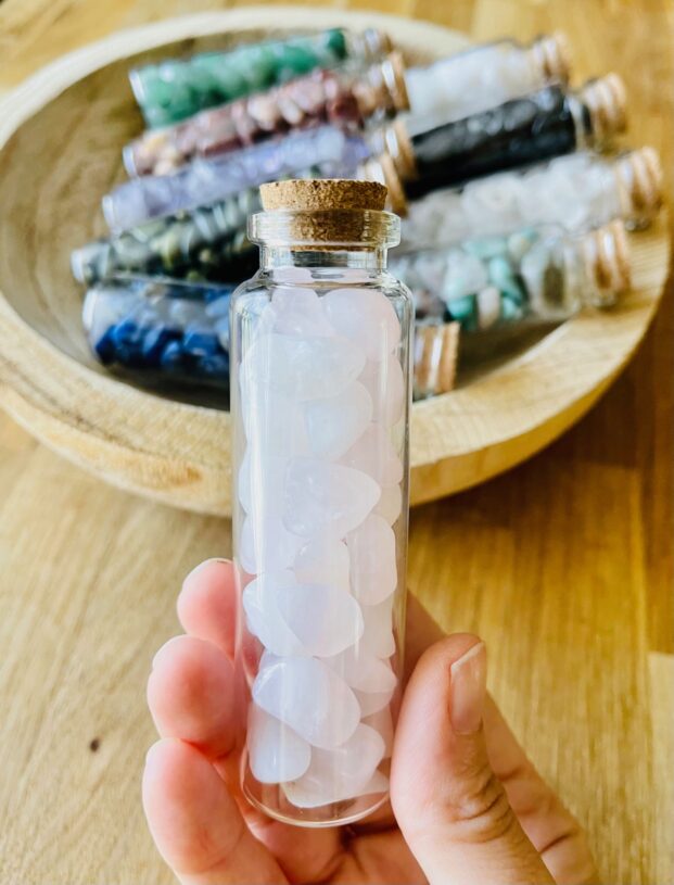 fiole de Quartz Rose