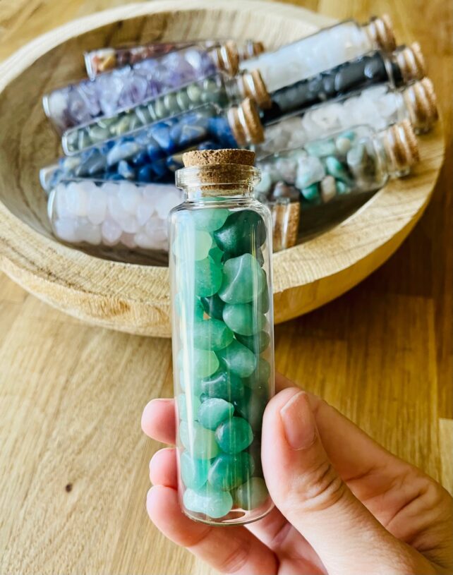fiole aventurine verte