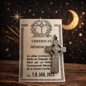 Pendentif Croix Celtique Argentée