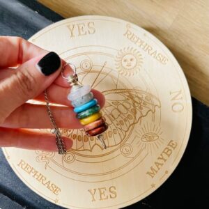 pendule anneaux chakras