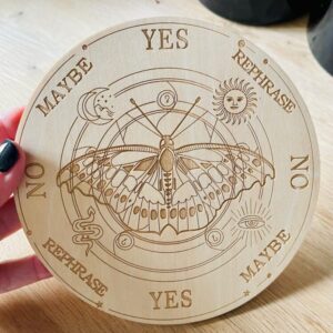 plaque divination papillon