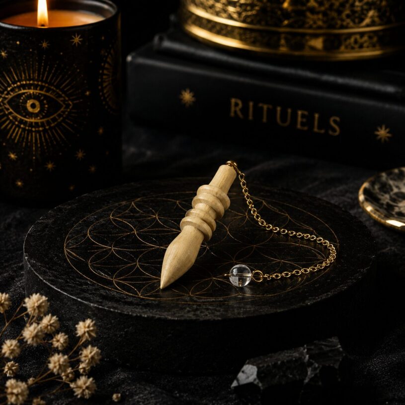 Pendule Egyptien Bois