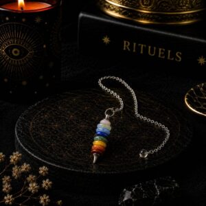Pendule Anneaux Chakras