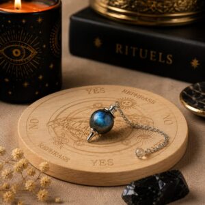 Pendule Boule Labradorite