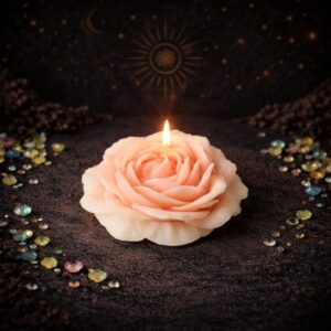 Bougie Fleur Rose