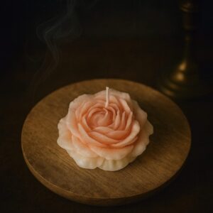 Bougie Fleur Rose