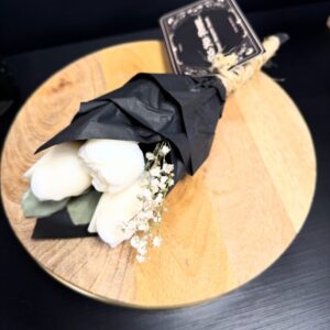 un bouquet de fondants parfumés 3 fleurs