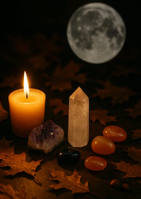 pierres et cristaux pour rituel nouvelle lune