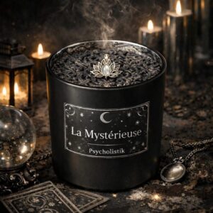 bougie La mystérieuse argentée