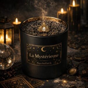 bougie la mystérieuse dorée