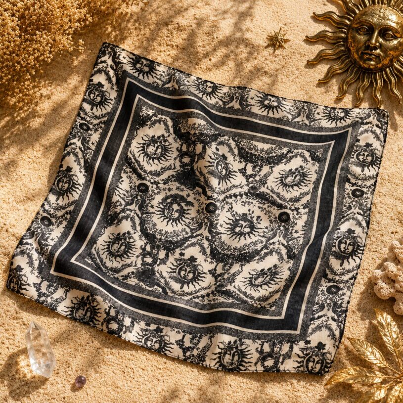 Foulard Mystique Céleste